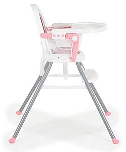Scaun reglabil pe inaltime de masa Moni Amaretti 3in1 Pink