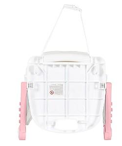 Scaun reglabil pe inaltime de masa Moni Amaretti 3in1 Pink