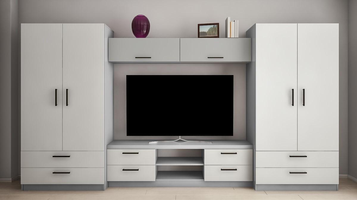 Living PS Ira Y (TV-1.8 m) 3.8 m Gri / Gri Deschis