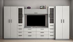 Living PS Alina Max Y (TV-1.5 m) 3.9 m Gri / Gri Deschis