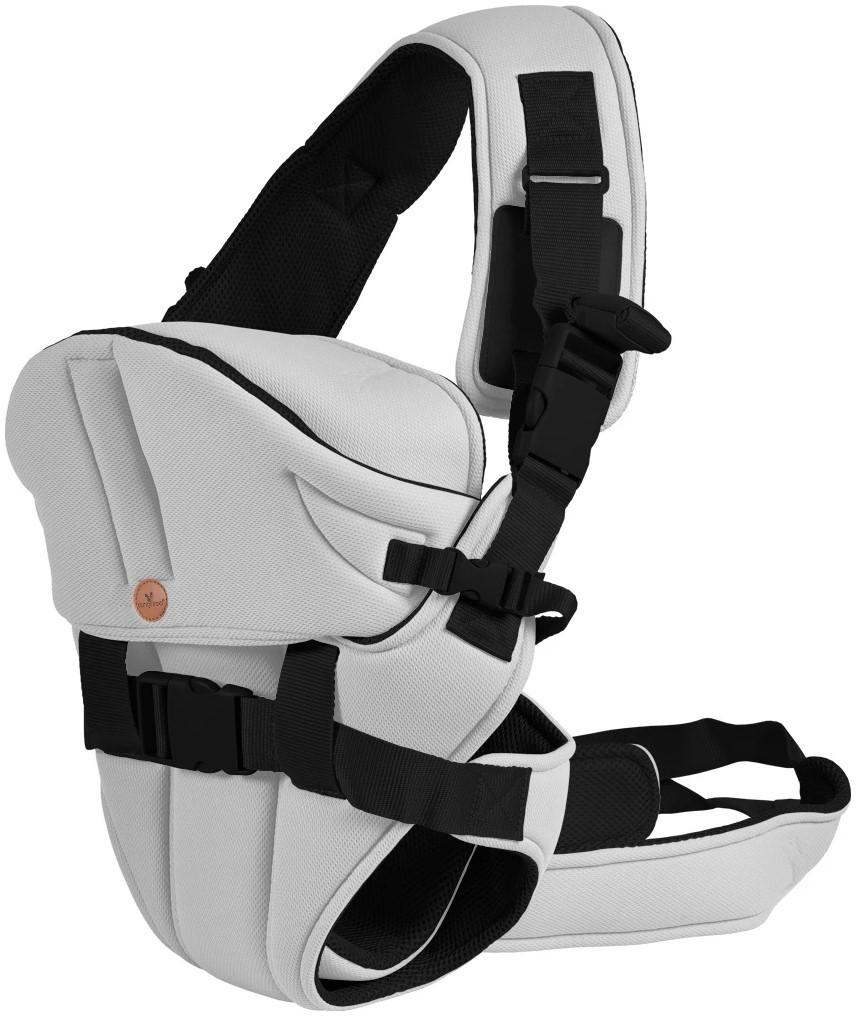 Marsupiu pentru bebelusi Moni Carry Go Light Grey