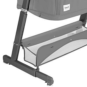 Patut copii Lionelo Thomi Plus Grey Concrete