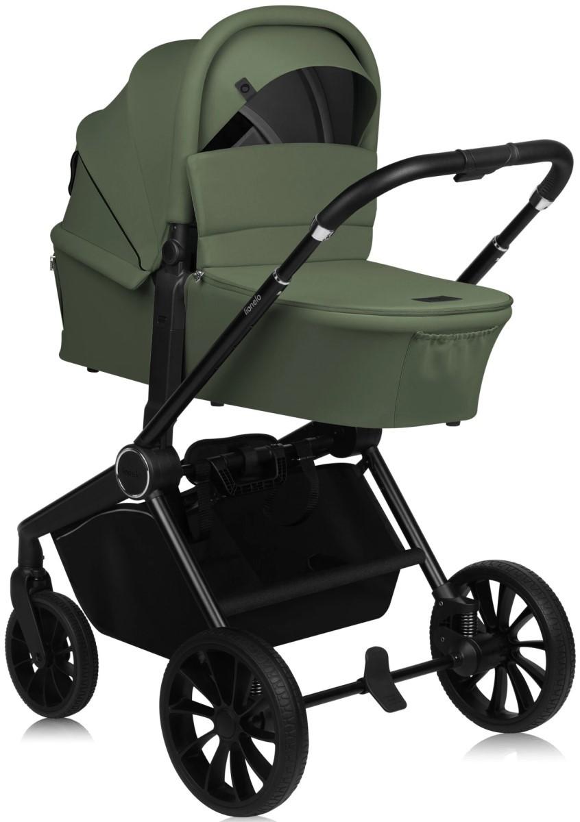 Carucior 2 in 1 Lionelo Mika Plus Grey Olive