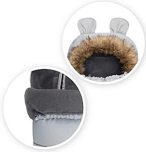 Husa de iarna pentru carucioare MoMi Cozy Gray