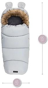 Husa de iarna pentru carucioare MoMi Cozy Gray