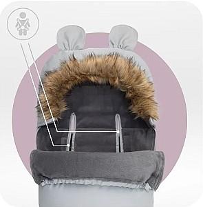 Husa de iarna pentru carucioare MoMi Cozy Gray