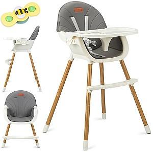 Scaun de masa multifunctional MoMi 3in1 Reki Dark Grey