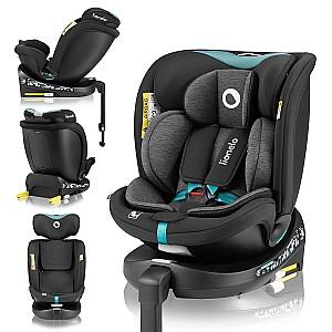 Scaun auto copii Lionelo Navy Black Turquoise