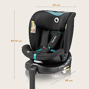 Scaun auto copii Lionelo Navy Black Turquoise