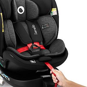 Scaun auto copii Lionelo Navy Black Red