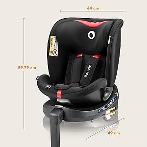 Scaun auto copii Lionelo Navy Black Red