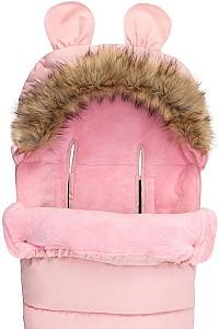 Husa de iarna pentru carucioare MoMi Cozy Pink