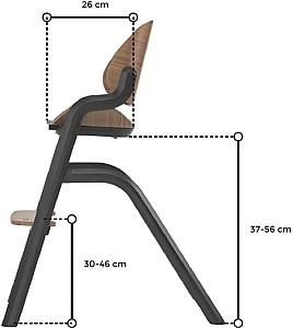 Scaun reglabil pe inaltime de masa Espiro PURE 07 GRAPHITE