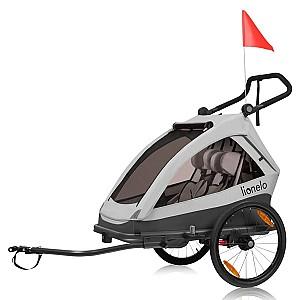 Carucior pentru gemeni Lionelo Cama Grey Stone