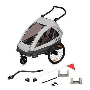 Carucior pentru gemeni Lionelo Cama Grey Stone