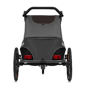 Carucior pentru gemeni Lionelo Cama Grey Graphite