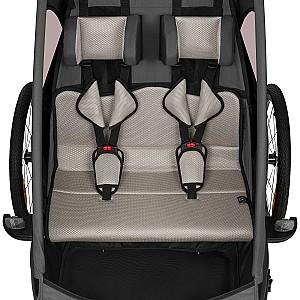 Carucior pentru gemeni Lionelo Cama Grey Graphite