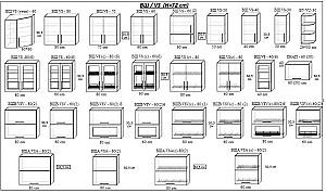 Set mobila bucatarie PS Modern 2 m (seria Y) Gri Deschis / Gri