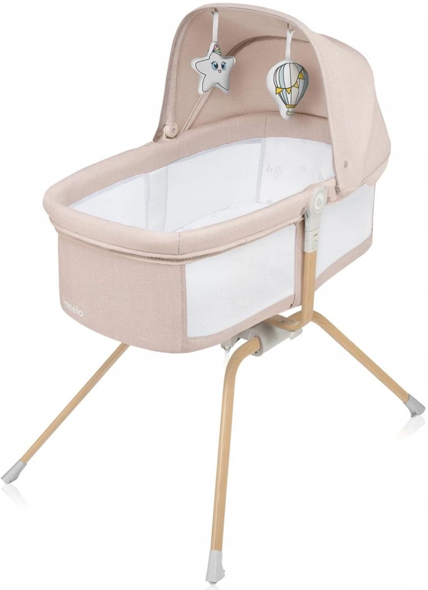 Patut copii Lionelo Malin Evo Beige Natural