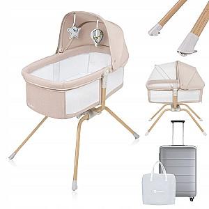Patut copii Lionelo Malin Evo Beige Natural