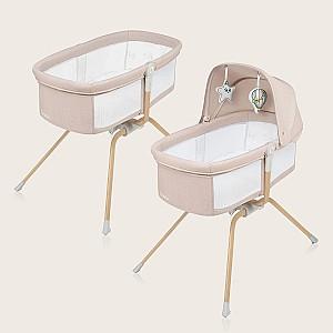 Patut copii Lionelo Malin Evo Beige Natural
