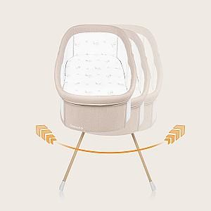 Patut copii Lionelo Malin Evo Beige Natural