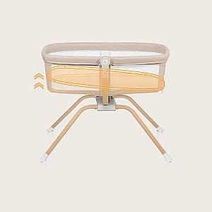 Patut copii Lionelo Malin Evo Beige Natural