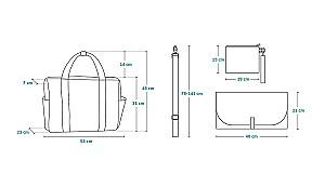Genta pentru mamici Lionelo Ida Black Onyx