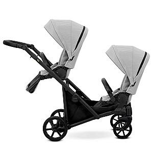 Carucior pentru gemeni Kunert Brav Duo Black