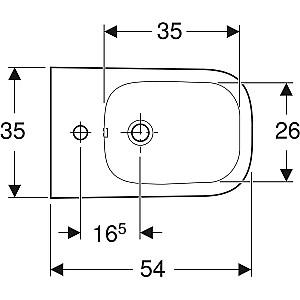 Bideu GEBERIT Smyle Square 500.209.01.1
