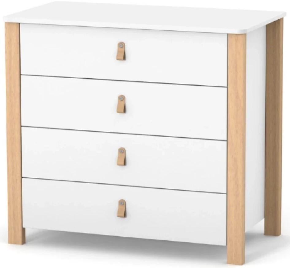 Comoda copii Veres 900 Monaco Alb/Fag (33.2.351.2.15)