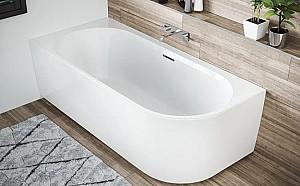Cadă de baie Polimat Sola L 160×75+sifon freestanding
