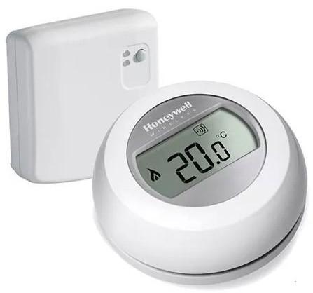 Termostat de camera Honeywell Round Wireless+BDR91 UK Y87RF2024