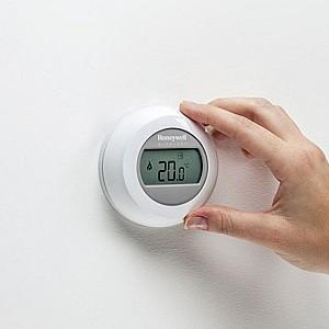 Termostat de camera Honeywell Round Wireless+BDR91 UK Y87RF2024