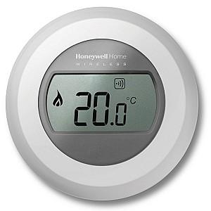 Termostat de camera Honeywell Round T87RF2033 suplimentar la BDR91