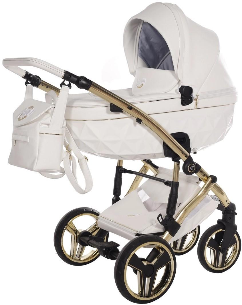 Carucior 2 in 1 Junama Candy Premium 02 White