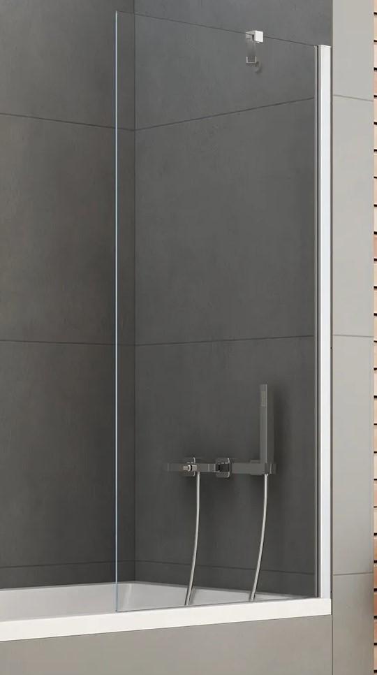 Paravan pentru cada New Trendy Soleo Bathtub Screen Hinged 100×140 P-0076