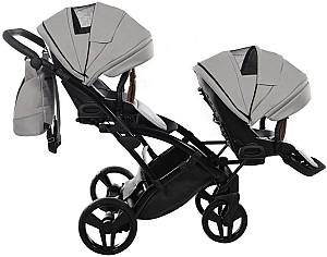 Carucior pentru gemeni Junama Space Duo Slim Ecco Beige 02