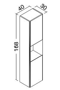 Dulap penal Orka Duden Stone 168x40x30 Venato
