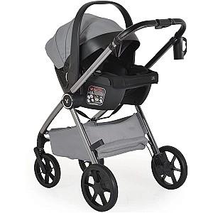 Carucior 3 in 1 Moni Unique Cloud Silver