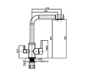 Robinet bucatarie Creavit DW8700