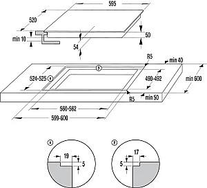 Plita incorporabila electrica Gorenje GI6442BSCWF