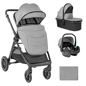 Carucior 3 in 1 Kikka Boo Ava Grey