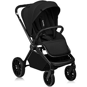 Carucior 2 in 1 Lionelo Mika Plus Black Onyx