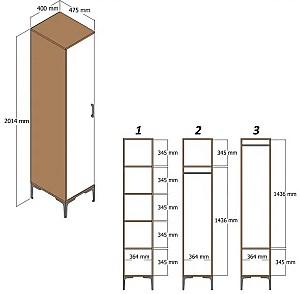 Dulap penal Trendy Kumsal R Nuc