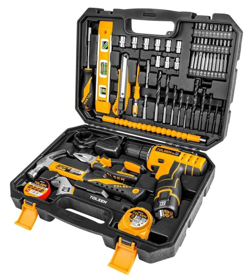 Set de scule Tolsen 12V 1x1.5Ah + 65 scule (85365)