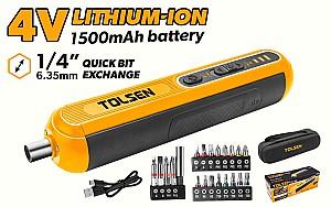 Surubelnita cu acumulator Tolsen Li-Ion 4V 5Nm (79005)