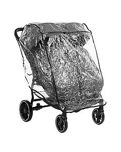 Carucior pentru gemeni Kikka Boo Happy 2 Dark Grey