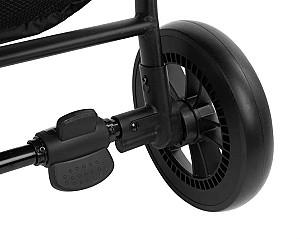 Carucior pentru gemeni Kikka Boo Happy 2 Dark Grey