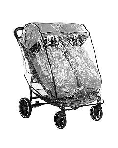 Carucior pentru gemeni Kikka Boo Happy 2 Light Grey